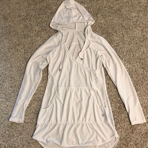 White Free Country Cover Up Top, SPF 50